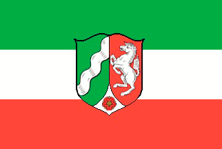 Nordrhein-Westfalen vlag 20x30cm - Nrw2030 72dpi - NRW2030