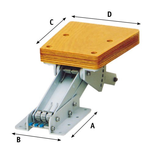 Aluminium buitenboordmotorstoel, klapbaar (max. 40kg) (verstelbare plank: 5 posities) - O0500480 1 - O0500480