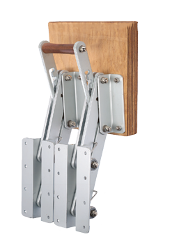 Aluminium buitenboordmotorstoel, klapbaar (max. 50kg) (met dubbel frame) - O0570480 - O0570480