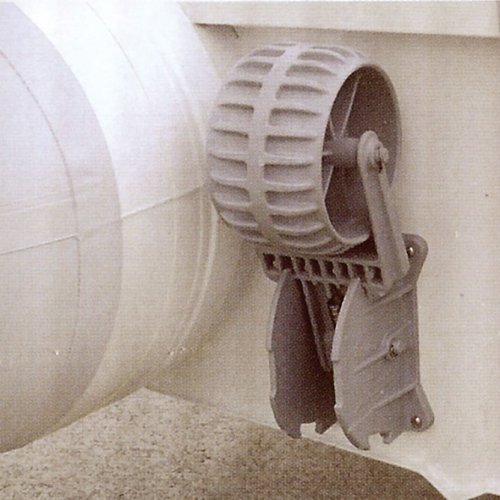 Transportwielen, solide kunststof wielen, max 100kg (opklapbaar) - O0836034 01 72dpi - O0836034