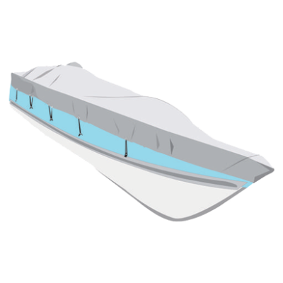Dekzeil maat XXS, zilvergrijs, bootlengte 427-488cm, bootbreedte 180cm - O2218488 01 72dpi - O2218488