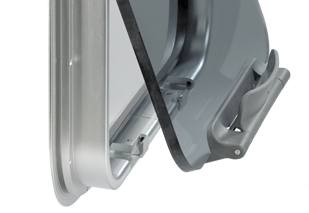 Go&iuml;ot Patrijspoort, openklapbaar, model 'Opal 50', voor wanddikte 5-33mm, buitenmaat 369x273mm - Opal satin openklapbaar3 3 - 73105126