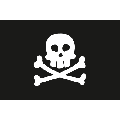 Piraten vlag 50x75cm - Pirat5075 72dpi - PIRAT5075