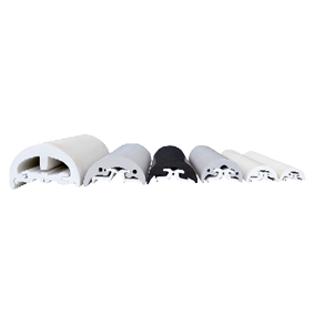 Plastic-eindstuk voor stootlijst 'Radial 52 & 65', lichtgrijs - Radial65totaal - 9080307