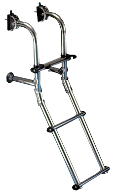 RVS klapbare zwemtrap, 3-treden, afm. uitgeklapt 220x740mm, buis &Oslash;25mm - S1123003 72dpi - S1123003