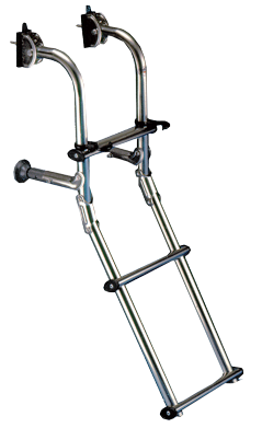 RVS klapbare zwemtrap, 3-treden, afm. uitgeklapt 220x740mm, buis &Oslash;25mm - S1123003 72dpi - S1123003