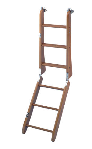Houten Zwemtrap, 3+3-treden met anti-slip, L=1300mm - S1400006 72dpi - S1400006