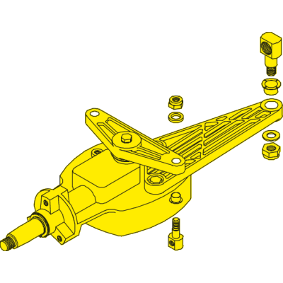 SeaStar Stuurkop 135&deg; Jet boat besturing - Sh5087 72dpi - SH5087