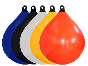Solid Head buoy, &Oslash;450, L=620mm, wit met zwarte kop (maat 2) - Solid head buoy s - 9059502