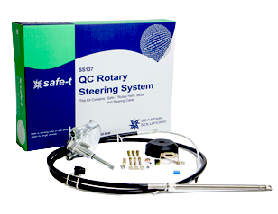 SeaStar Safe-T QC Stuursysteem met kabel 10' (3.05m) - Ss13710 - SS13710