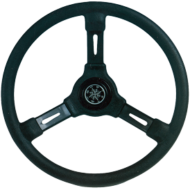 SeaStar Safe-T QC Stuursysteem met kabel 14' (4.27m) + Riviera stuur zwart - Ss13714 03 - SS13714/R