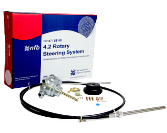 SeaStar 'NFB' (no-feedback) 4.2 Rotary stuursysteem met kabel 29' (8.84m) - Ss14729 - SS14729