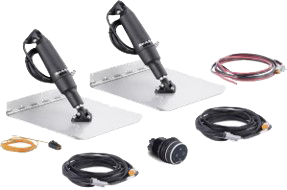 SeaStar Trim Tab Set Slag 5.7cm Actuator 25cm Standaard Platen 12"x12" - Stt3133r 72dpi - STT3133R