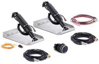 SeaStar Trim Tab Set Slag 5.7cm Actuator 29cm Hoek Montage Platen 12"x12" - Stt3205r 72dpi - STT3205R