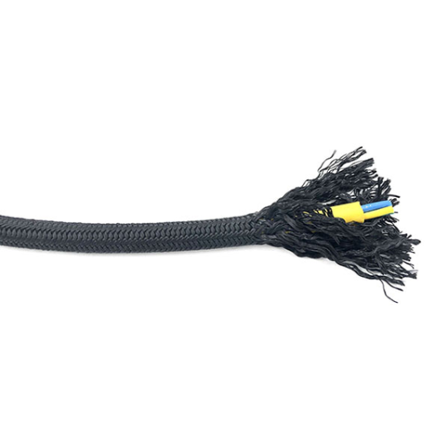 Gevlochten kabelbescherming voor walstroomkabel, zwart, 50m, prijs p/m - T1650080 72dpi - T1650080