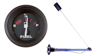 Veethree Amega domed brandstofniveaumeter (SW) - Tankz - 57902E