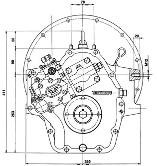 Technodrive hydraulische keerkoppeling TM170, R=2,50:1 - Tm170250 02 72dpi - TM170250