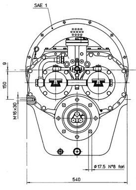 Technodrive hydraulische keerkoppeling TM360, R=3,00:1 - Tm360300 01 72dpi - TM360300