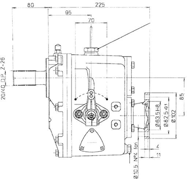 Technodrive mechanische keerkoppeling TMC260, R=2,88:1 - Tmc260288 02 72dpi - TMC260288