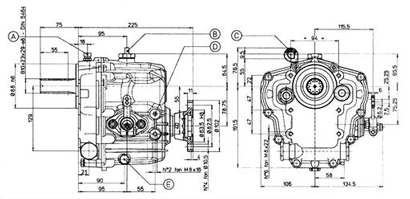 Technodrive mechanische keerkoppeling TMC60P, R=2,00:1 - Tmc60p200 01 72dpi - TMC60P200