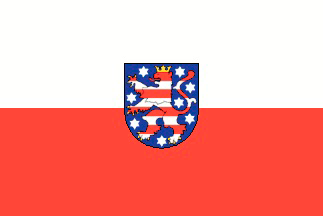 Th&uuml;ringen vlag 20x30cm - Tu2030 72dpi - TU2030