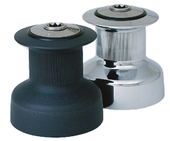 Antal Brons-verchroomde winch W30 (1+1-speed) - W30 ch - W30/CH