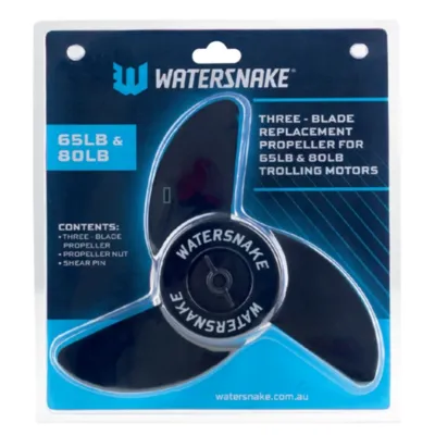 Watersnake versterkte 3-bladige propellerkit 65lb-80lb - Watersnake 3 blatt propeller 65 80 - 10000788