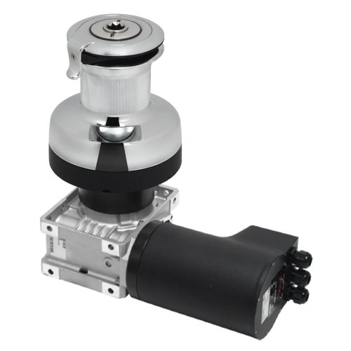 Antal Self-tailing brons verchroomde elektrische winch XT44ELH (2-speed) 12V - Xt44eh12 ch - XT44EH12/CH