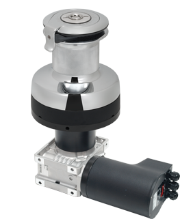 Antal Self-tailing brons verchroomde elektrische winch XT66EH (2-speed) 12V - Xt66eh12ch - XT66EH12/CH